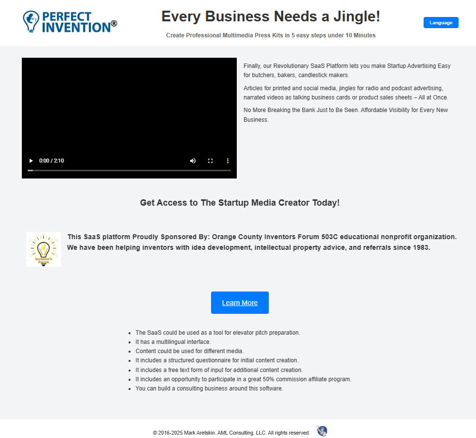 Orange County Inventors Forum Preview